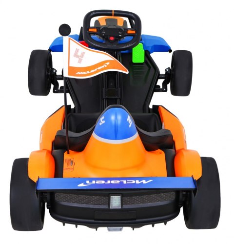 Pojazd Gokart McLaren Drift Pomarańczowy