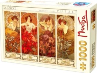 Puzzle 1000 Alfons Mucha, Kamienie szlachetne