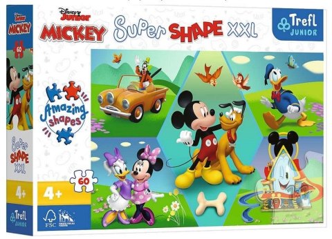 Puzzle 60 Super Shape XXL Myszka Miki TREFL