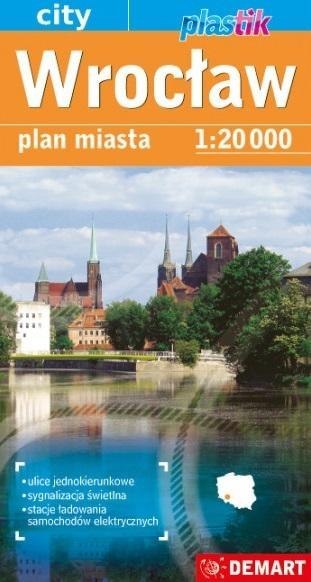 Wrocław - plan miasta plastik 1:20 000