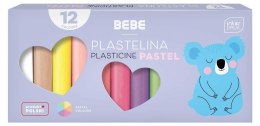 Plastelina 12 kolorów B&B Pastel
