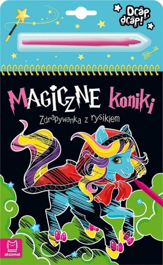 Magiczne koniki. Zdrapywanka z rysikiem