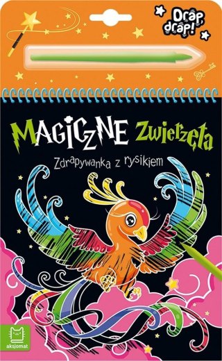 Magiczne zwierzęta. Zdrapywanka z rysikiem