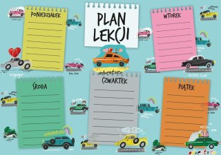 Plan lekcji - Auta (5szt)