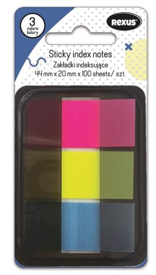 Znaczniki 2x4,4cm 3 kolory