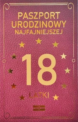 Karnet Urodzinowy 18