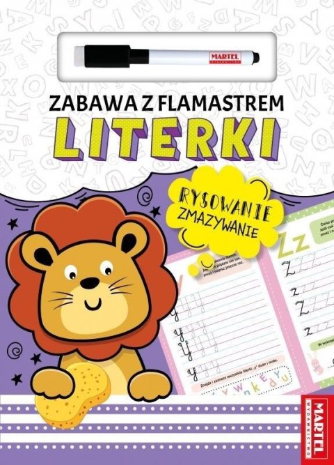 Zabawa z flamastrem. Literki