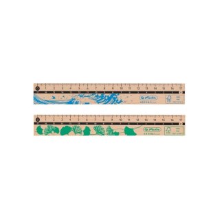 Linijka drewniana 17cm Greenline