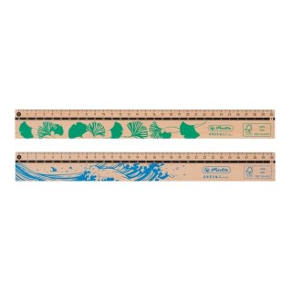 Linijka drewniana 30cm Greenline