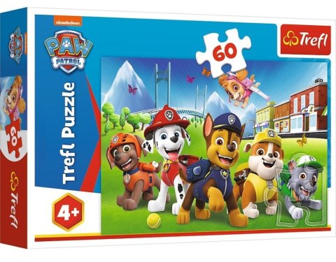 Puzzle 60 Psi Patrol na polanie TREFL