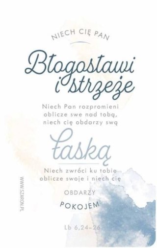 Magnes na lodówkę - Błogosławieństwo akwarela