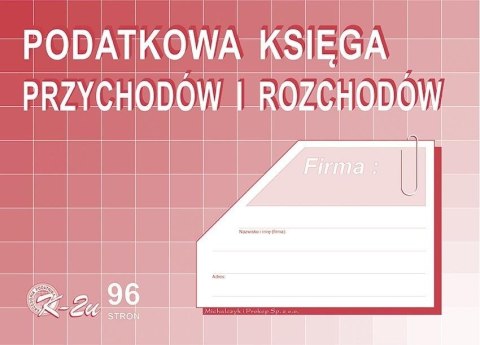 Podatkowa księga przychodów i rozchodów K-2U