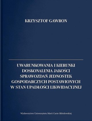 Uwarunkowania i kierunki doskonalenia jakości..