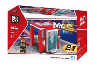 Klocki Blocki MyFireBrigade 2w1 59 el.