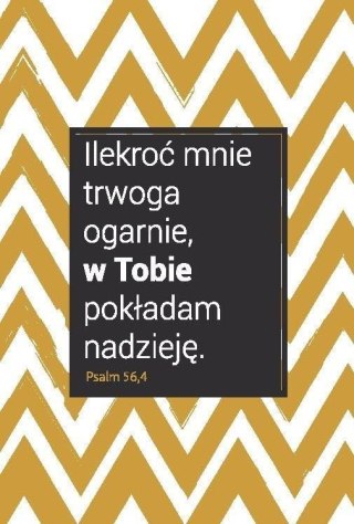 A Kartka składana - Ilekroć mnie trwoga złocona