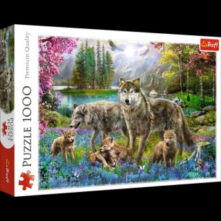 Puzzle 1000 Wilcza rodzina TREFL