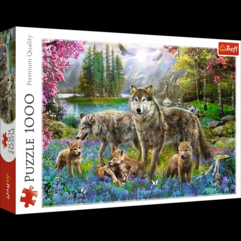 Puzzle 1000 Wilcza rodzina TREFL