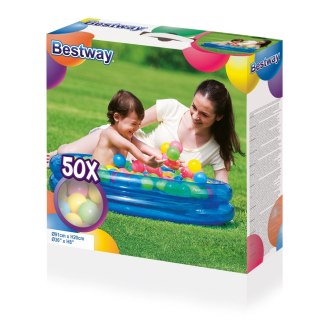 Bestway 51085 BASEN Z PIŁECZKAMI HAPPY TIME 91cmxH20cmX50balls