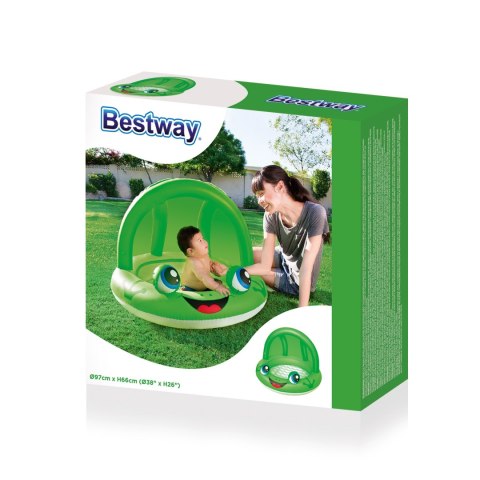 Bestway 52189 BASEN Z DASZKIEM ŻABKA/BIEDRONKA 97cmxH66cm