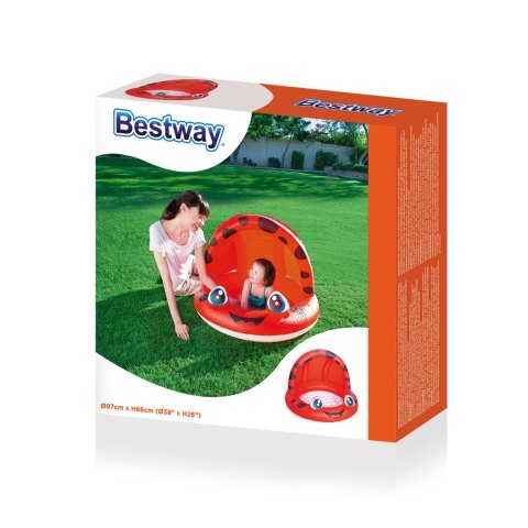 Bestway 52189 BASEN Z DASZKIEM ŻABKA/BIEDRONKA 97cmxH66cm