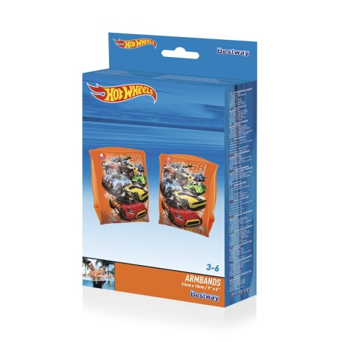 Bestway 93402 RĘKAWKI DO NAUKI PŁYWANIA HOT WHEELS 23cmx15cm