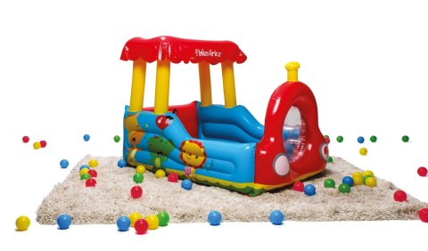 Bestway 93503 POCIĄG Z PIŁECZKAMI FISHER PRICE 132cmx94cmx89cm/25balls