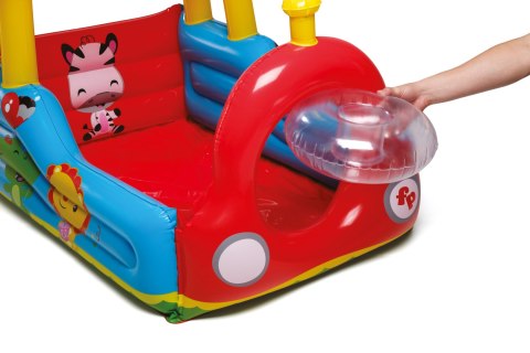 Bestway 93503 POCIĄG Z PIŁECZKAMI FISHER PRICE 132cmx94cmx89cm/25balls