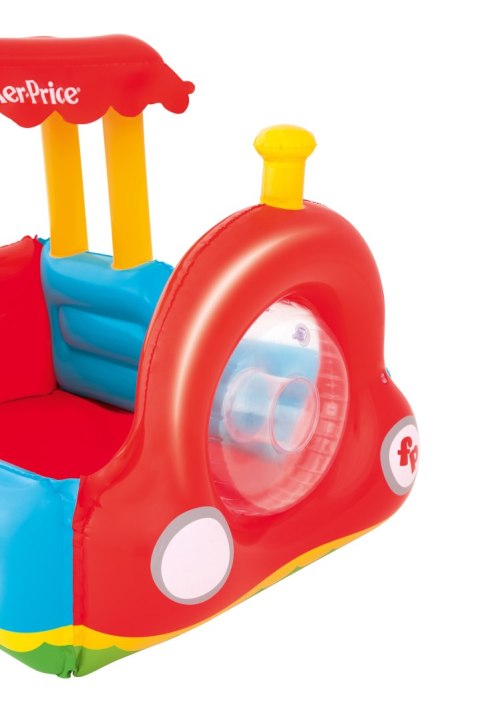 Bestway 93503 POCIĄG Z PIŁECZKAMI FISHER PRICE 132cmx94cmx89cm/25balls