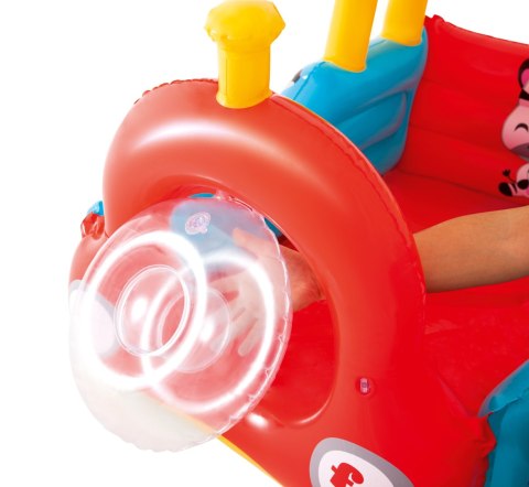 Bestway 93503 POCIĄG Z PIŁECZKAMI FISHER PRICE 132cmx94cmx89cm/25balls