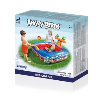 Bestway 96111 BASEN DMUCHANY Z KATAPULTĄ ANGRY BIRDS 147x147x91