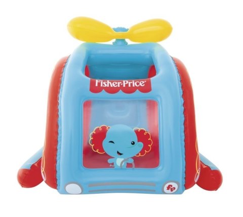 BESTWAY 93502 FISHER PRICE DMUCHANY HELIKOPTER Z KULKAMI 137cm x 112cm x 97cm + 25 PIŁECZEK