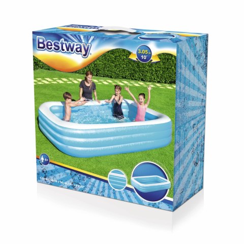 Bestway 54009 DUŻY BASEN DMUCHANY FAMILIJNY PROSTOKĄTNY 305cm x 183cm x 56cm