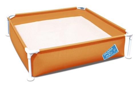 Bestway 56217 MINI BASENIK STELAŻOWY 122cm x 122cm x 30,5cm POMARAŃCZOWY