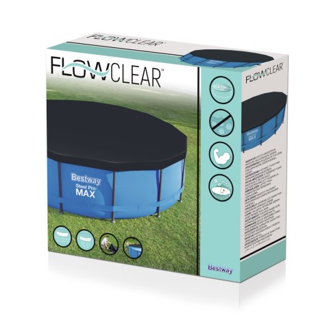 Bestway 58038 POKRYWA FLOWCLEAR DO BASENU STELAŻOWEGO OKRĄGŁEGO 4.57m