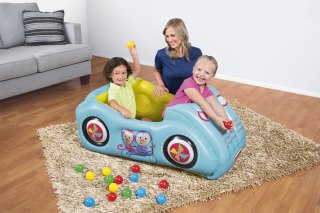 Bestway 93535 FISHER PRICE DMUCHANY SAMOCHÓD WYŚCIGOWY Z PIŁKAMI 119cm x 79cm x 51cm