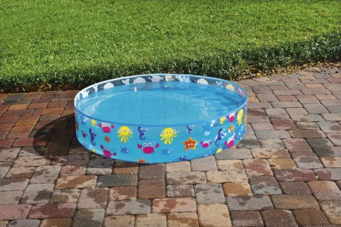 Bestway 55028 BASENIK ROZPOROWY PRZEŹROCZYSTY ŻYJĄTKA MORSKIE FILL 'N FUN 122cm x 25cm