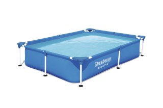 Bestway 56401 BASEN STELAŻOWY STEEL PRO PROSTOKĄTNY 2.21m x 1.50m x 0.43m