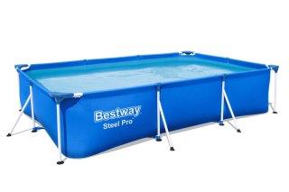 Bestway 56404 BASEN STELAŻOWY STEEL PRO PROSTOKĄTNY 3.00m x 2.01m x 0.66m