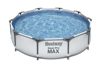 Bestway 56408 BASEN STELAŻOWY STEEL PRO MAX Z POMPĄ FILTRACYJNĄ 3.05m x 0.76m