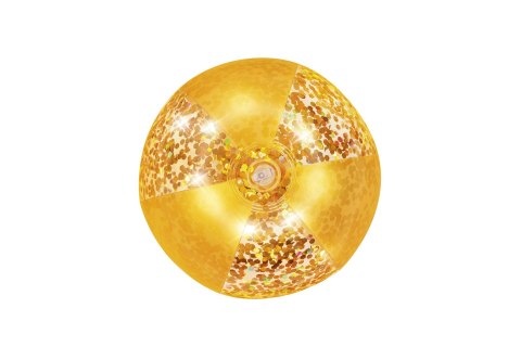 Bestway 31050 Piłka plażowa z brokatem Gold 41cm