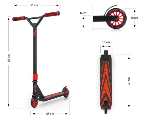 Hulajnoga wyczynowa MMX Buster Red