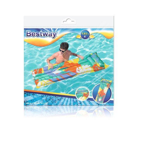 Bestway 44033 Dmuchany materac plażowy Liście 1.83m x 69cm