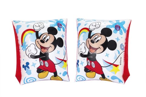 Bestway 91002 Disney Rękawki do nauki pływania Mickey i Przyjaciele 23cm x 15cm