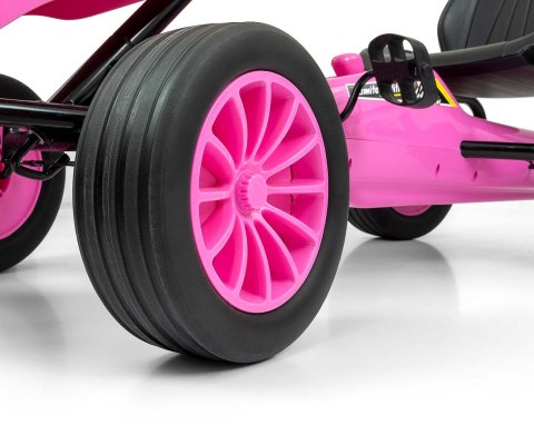 Gokart na pedały Rocket Pink