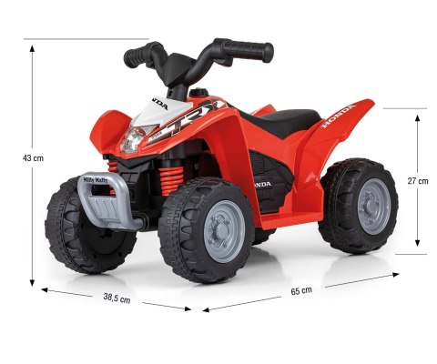 Milly Mally Pojazd na akumulator Quad HONDA ATV Red