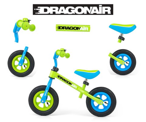 Rowerek Biegowy Dragon Air Green