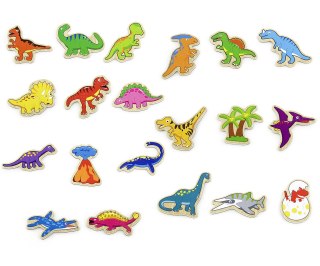 Viga 50289 Magnesy dinozaury