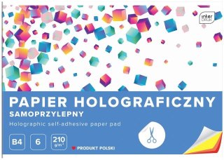 Papier holograficzny samoprzylepny B4 6k. INTERDRUK