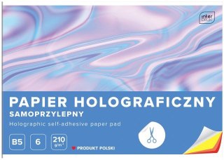 Papier holograficzny samoprzylepny B5 6k. INTERDRUK