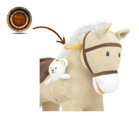 Koń Pony Beige